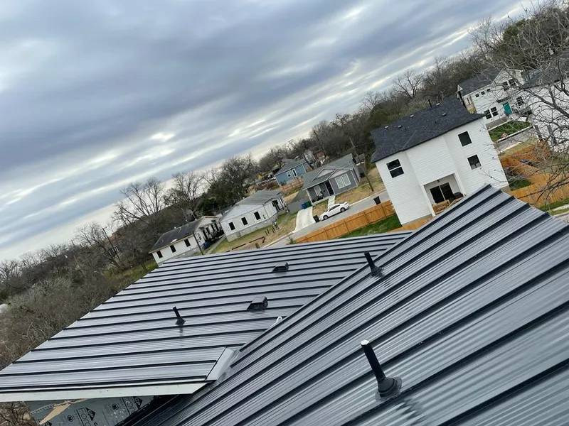 Standing seam metal roof panels with vents for Skylight Repair in East Honolulu